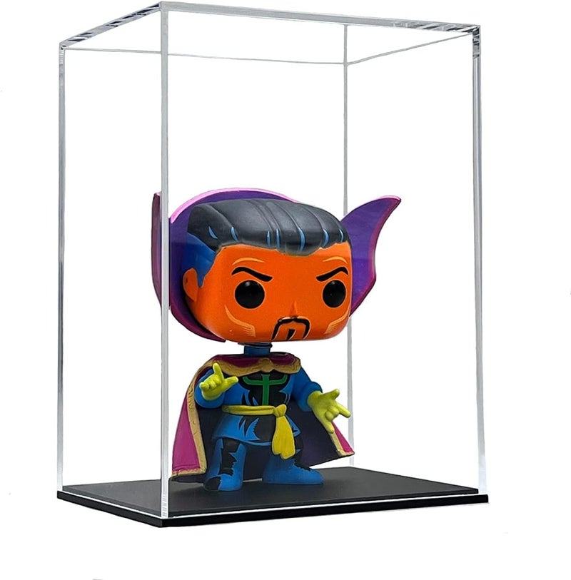 SVENJBB Acrylic Display Case, Acrylic Protector Compatible with Funko POP! 4 Inch Vinyl Figures, Full Assembly Clear Box for Collectibles and Figures, 5x3.93x6.7 Inch - Image 1